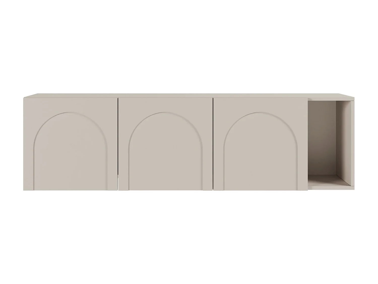 Meuble TV à 3 portes - 175 cm - gris cachemire - ARKADIA