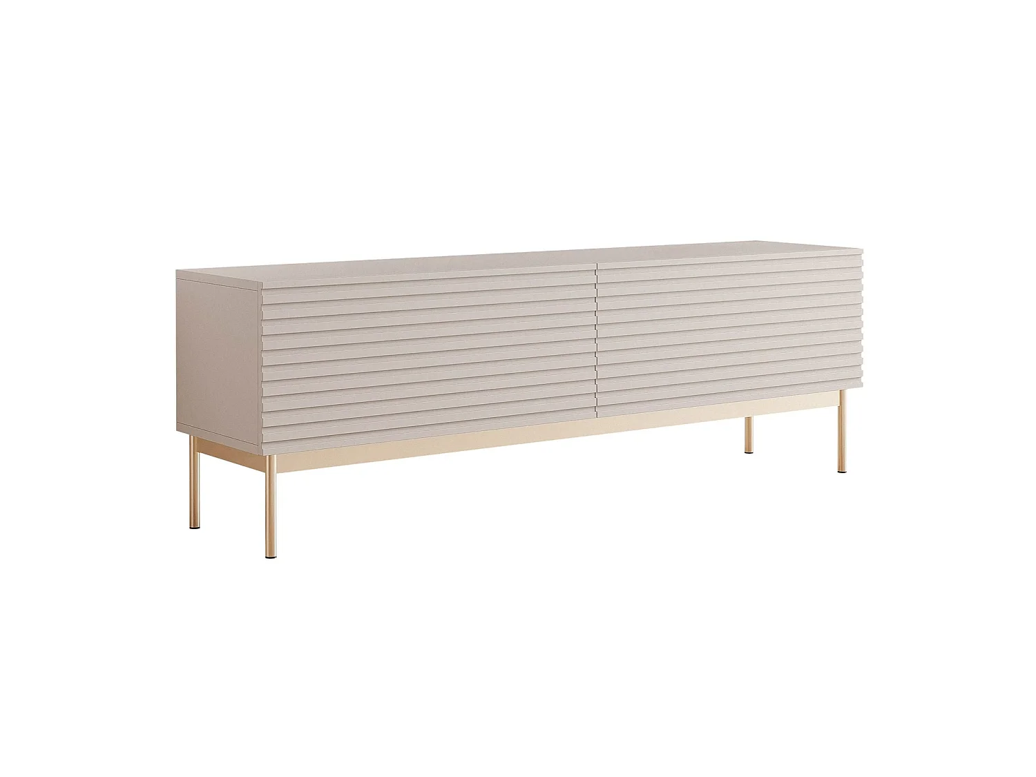 Mobile TV – 2 ante con LED – grigio cashmere – 175 cm – LINEARIS