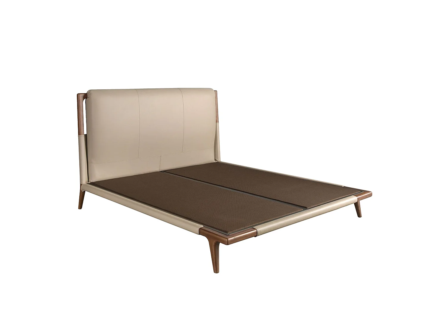Lit en similicuir couleur vison 7194 ANGEL CERDA