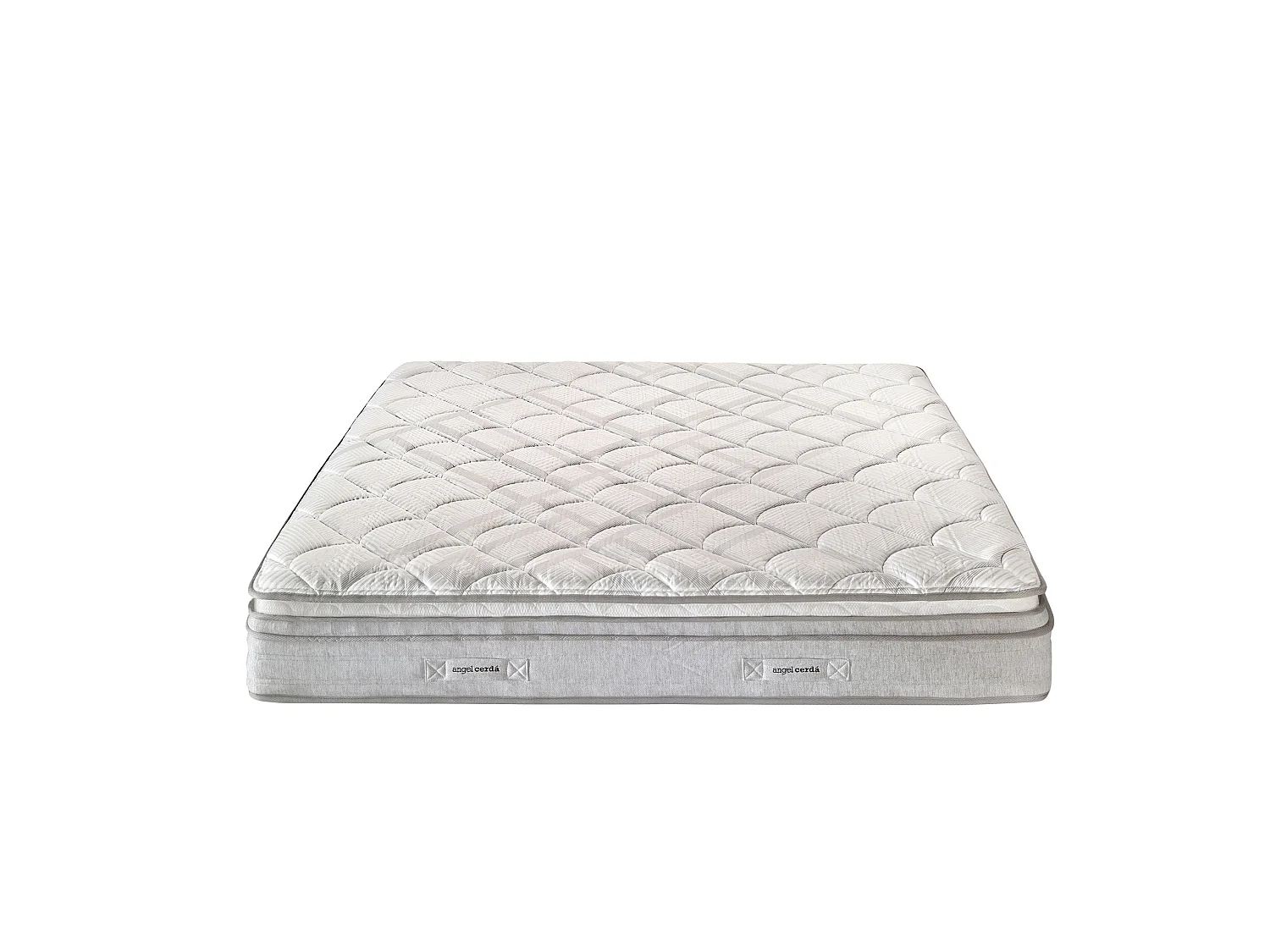 Leicht bläulich-graues Stoffbett 7211 ANGEL CERDA