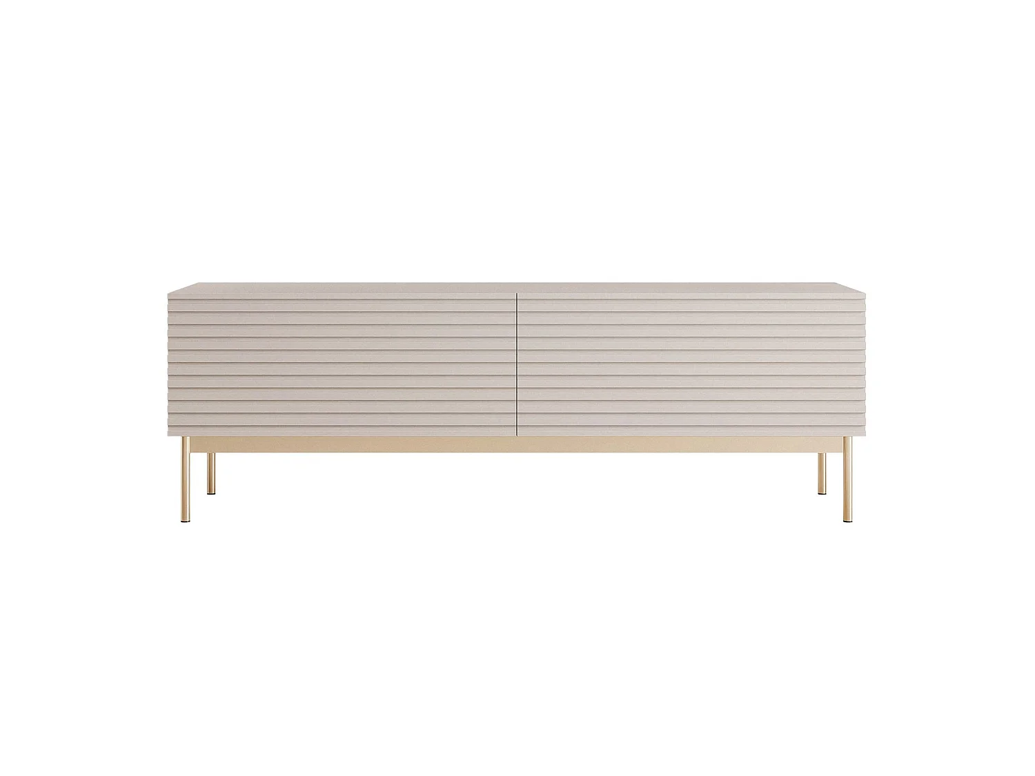 Mobile TV – 2 ante con LED – grigio cashmere – 139 cm – LINEARIS