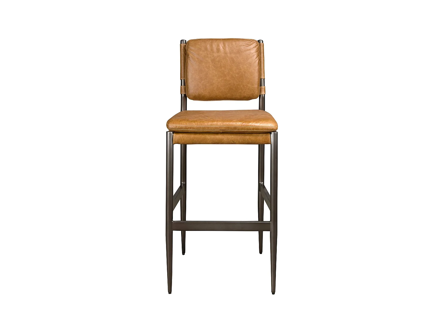Tabouret en cuir marron 4167 ANGEL CERDA