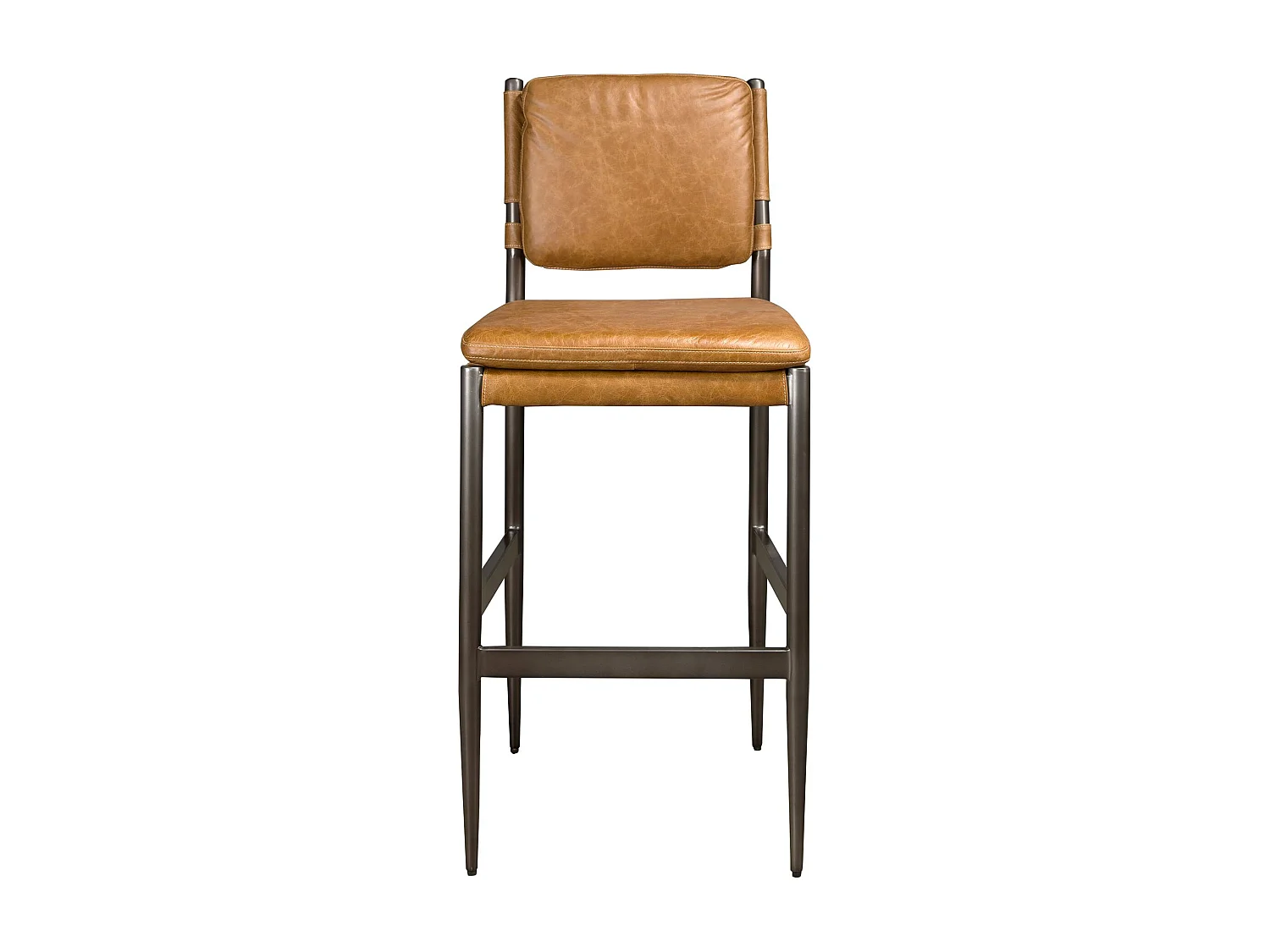 Tabouret en cuir marron 4167 ANGEL CERDA