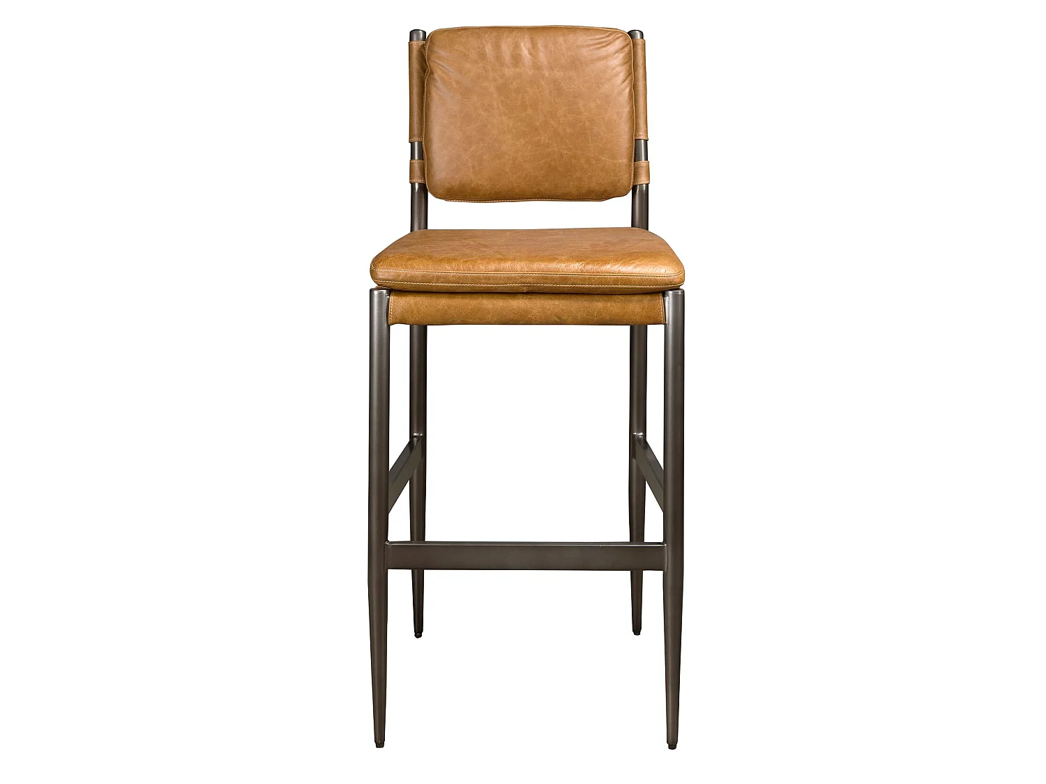 Tabouret en cuir marron 4167 ANGEL CERDA