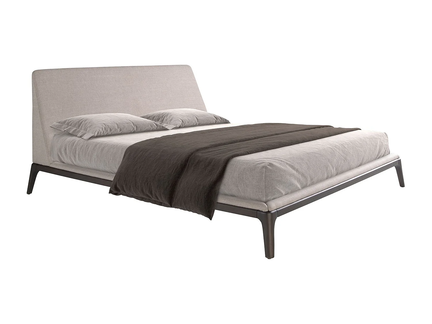 Kommode aus Kunstleder, Nussbaum und poliertem Stahl mit Spiegel 7206 ANGEL CERDA