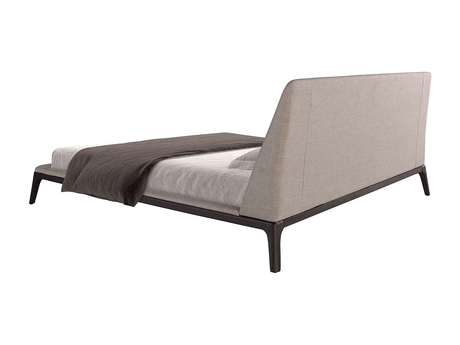 Kommode aus Kunstleder, Nussbaum und poliertem Stahl mit Spiegel 7206 ANGEL CERDA