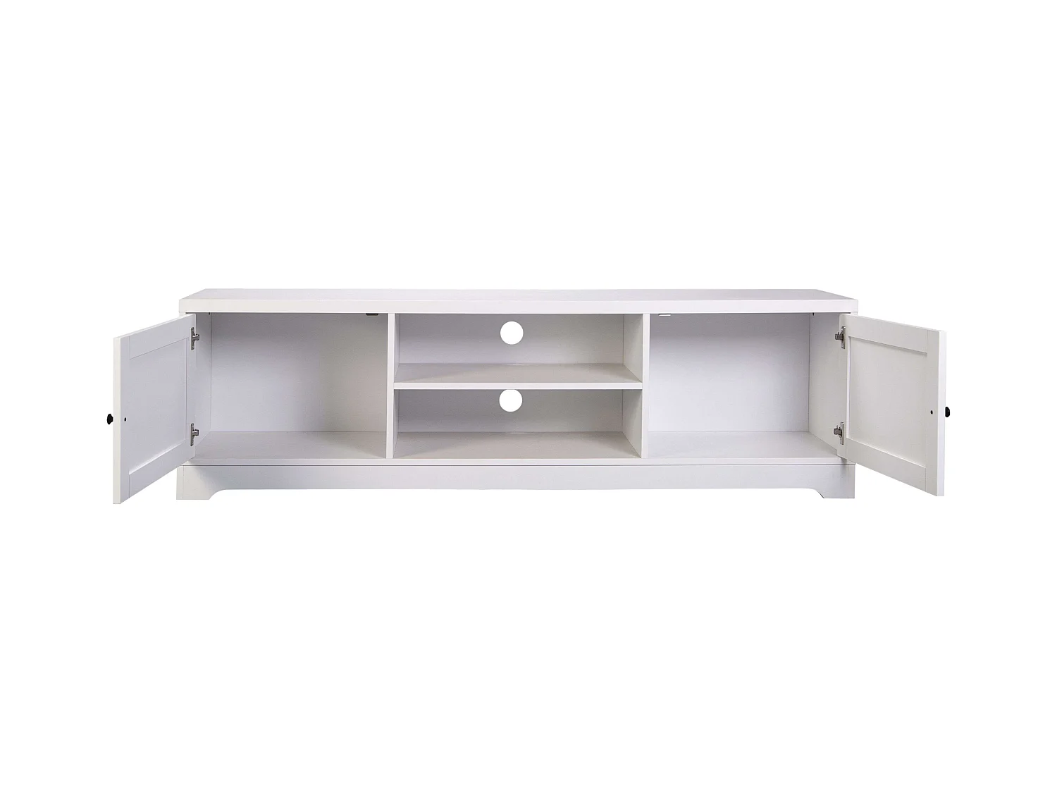 Mesa TV Ottavia 2 Puertas Contemporánea Blanca 160 cm Salón