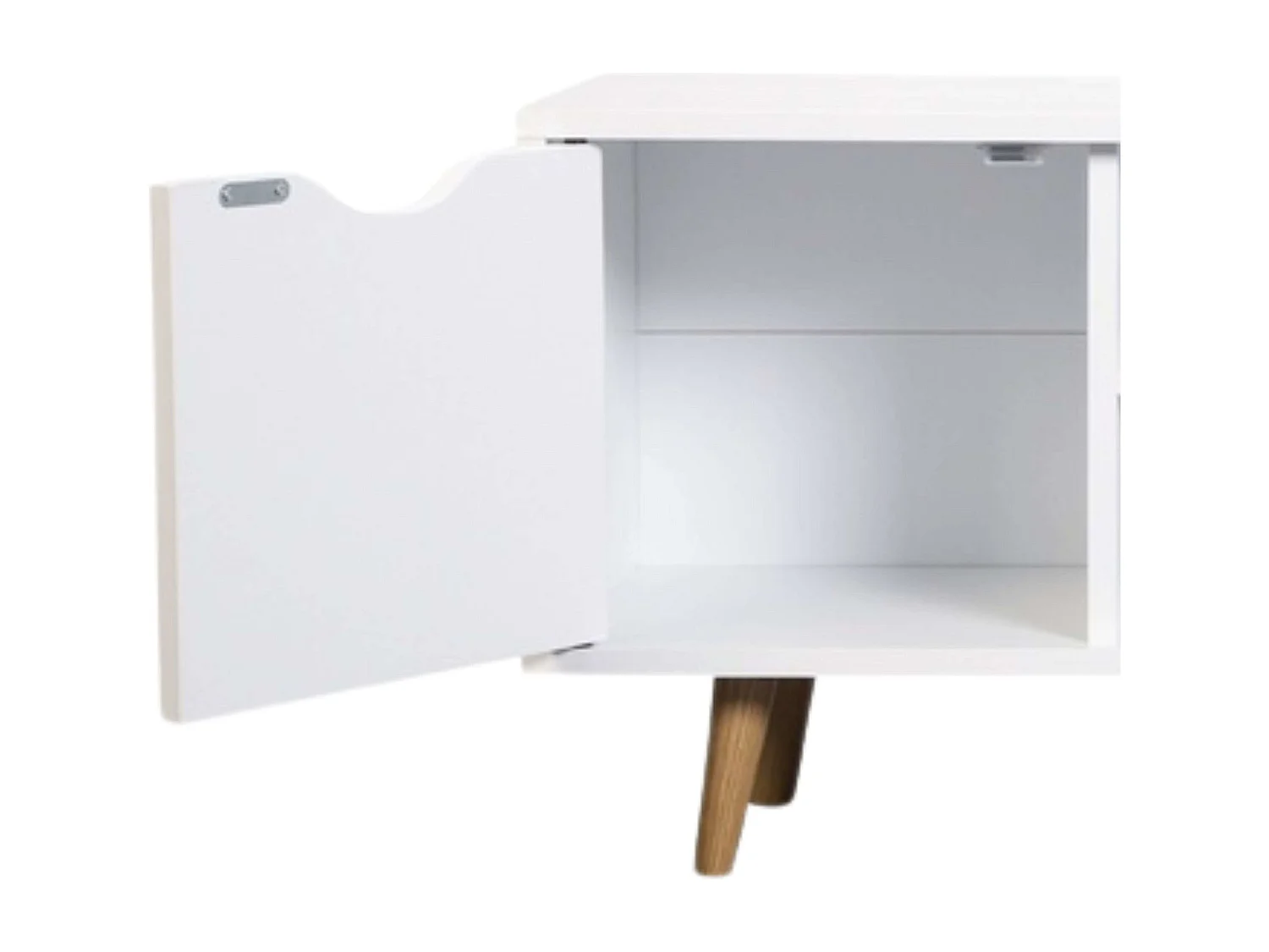 Mueble TV Fiano blanco, 120x41x28 cm