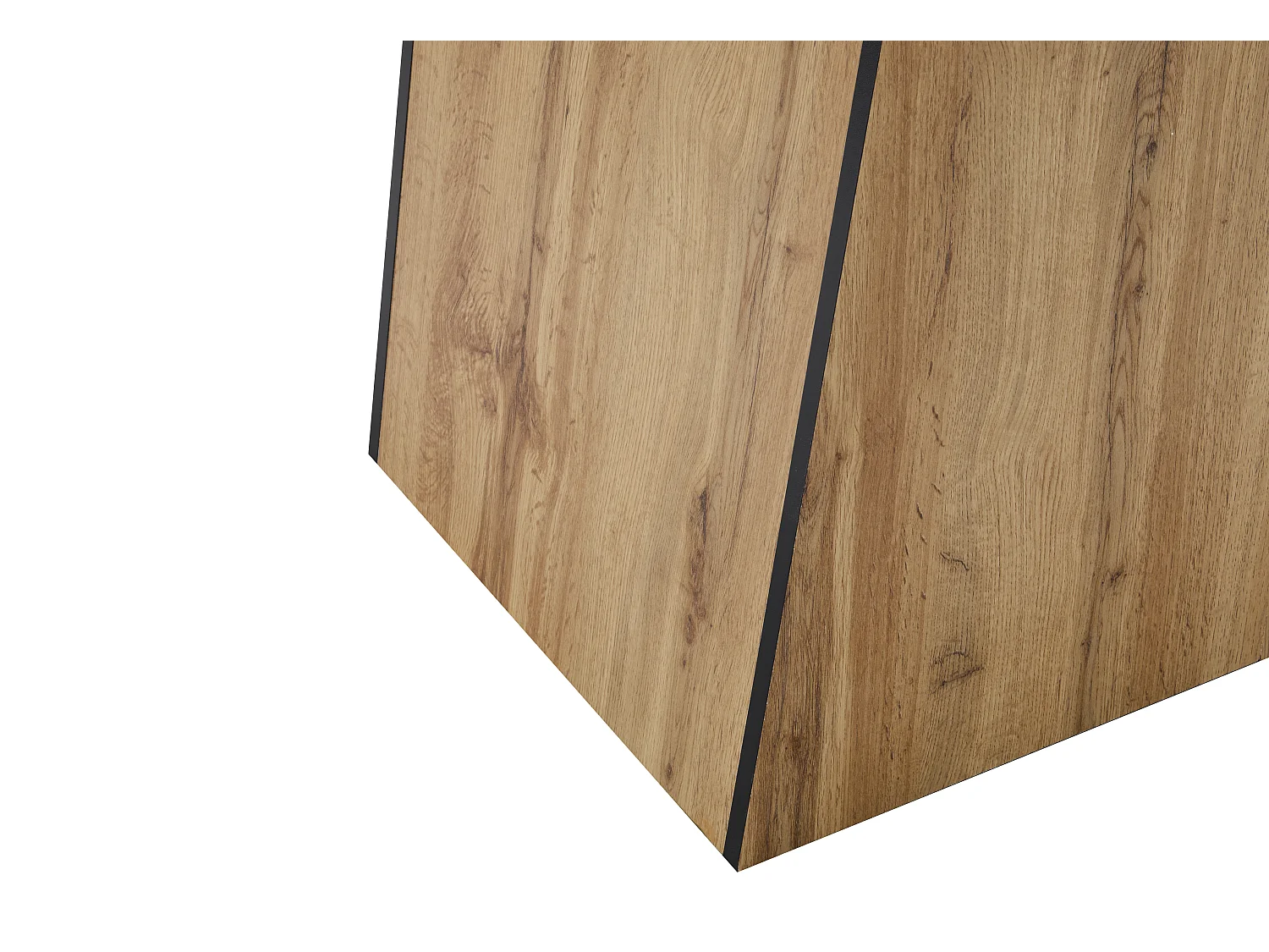 Table à manger 138.5x80x75 cm pour 4-6 personnes - pieds en bois - marron