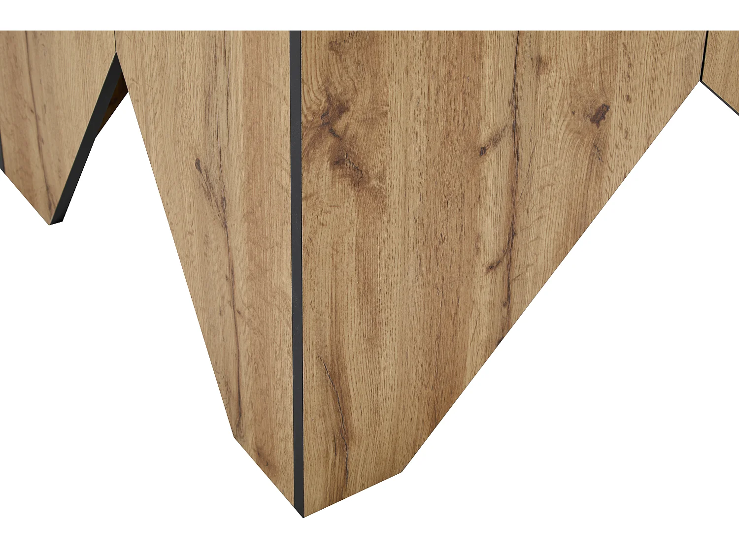 Table à manger 138.5 x 80 x 75 cm  4 a 6 personnes - pieds en bois - marron