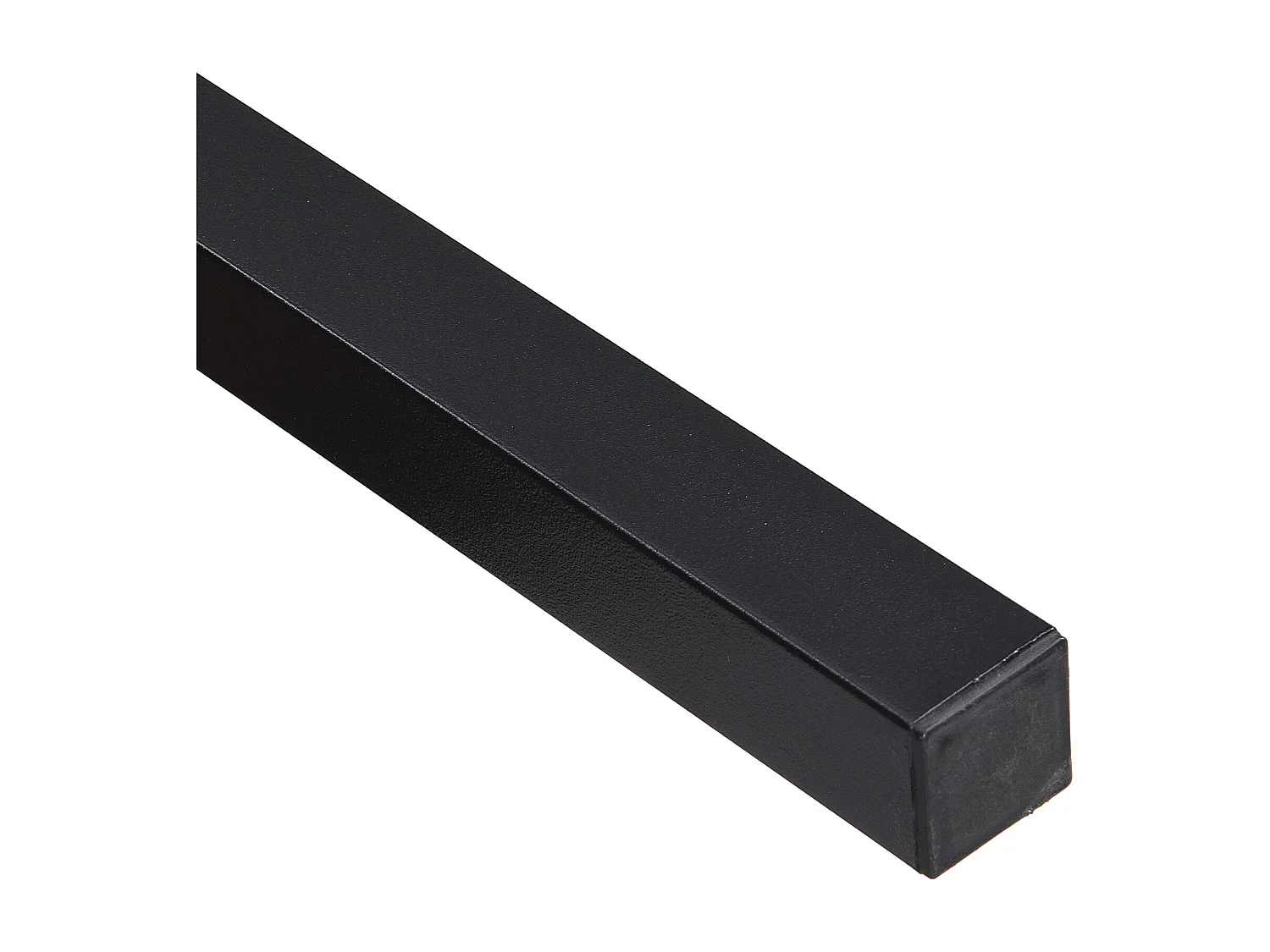 Ensemble table a manger 110x70x75 cm + 6 chaises en bois marron - pieds en métal noir