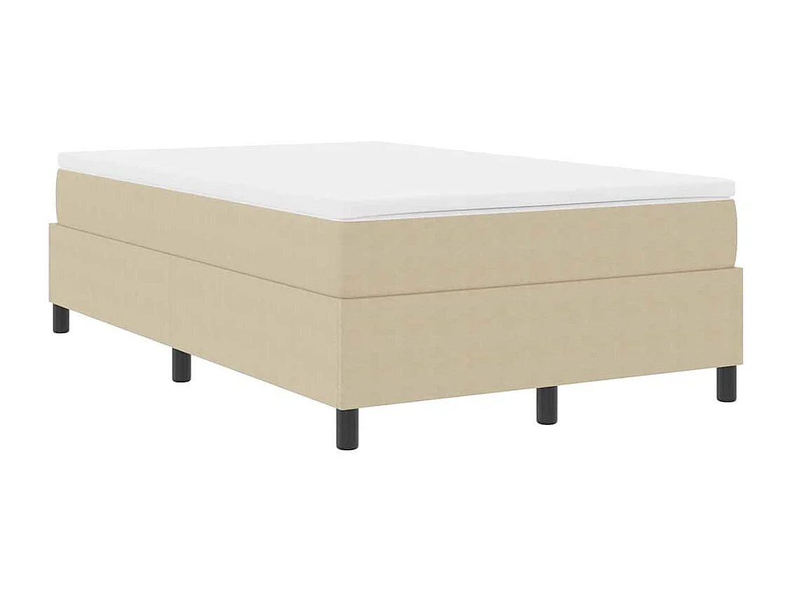 Lit double-Lit adulte-Lit à ressorts Vert gris 120 x 190 cm Tissu en velours côtelé