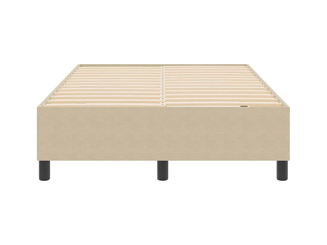 Lit double-Lit adulte-Lit à ressorts Vert gris 120 x 200 cm Tissu en velours côtelé