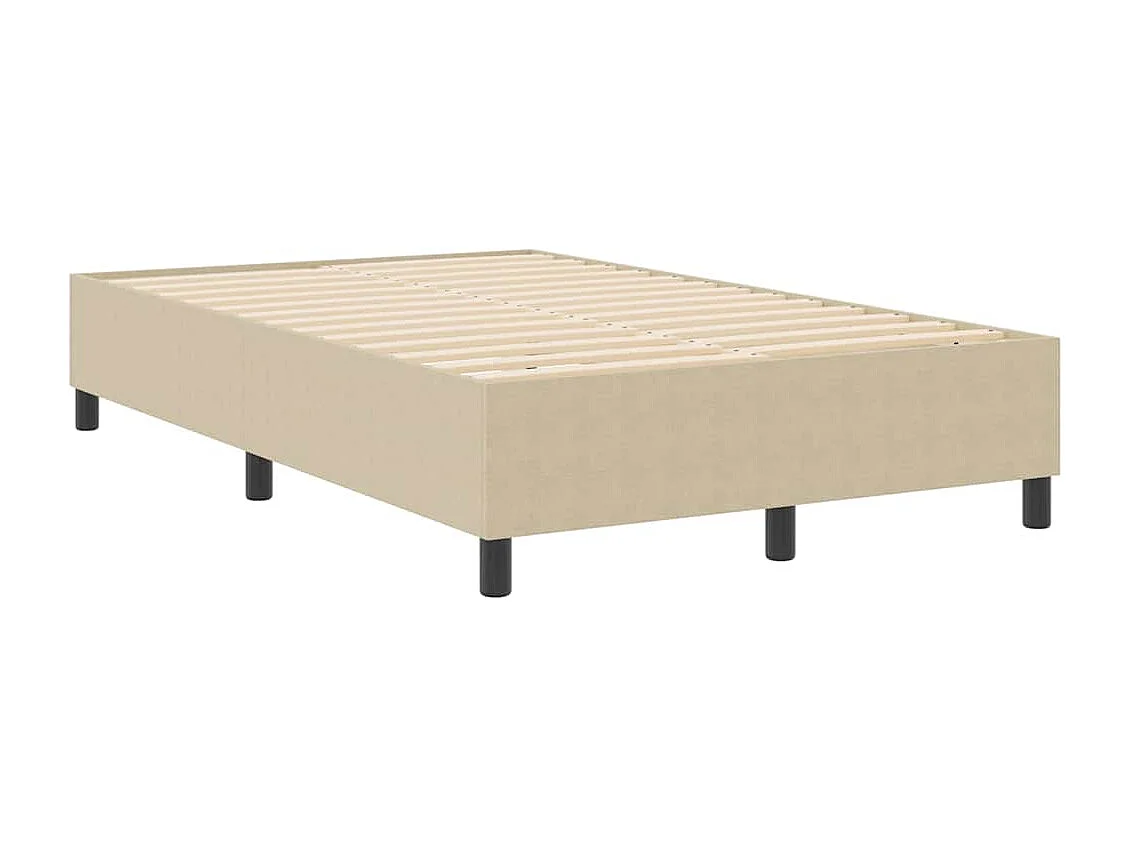 Lit double-Lit adulte-Lit à ressorts Vert gris 120 x 200 cm Tissu en velours côtelé