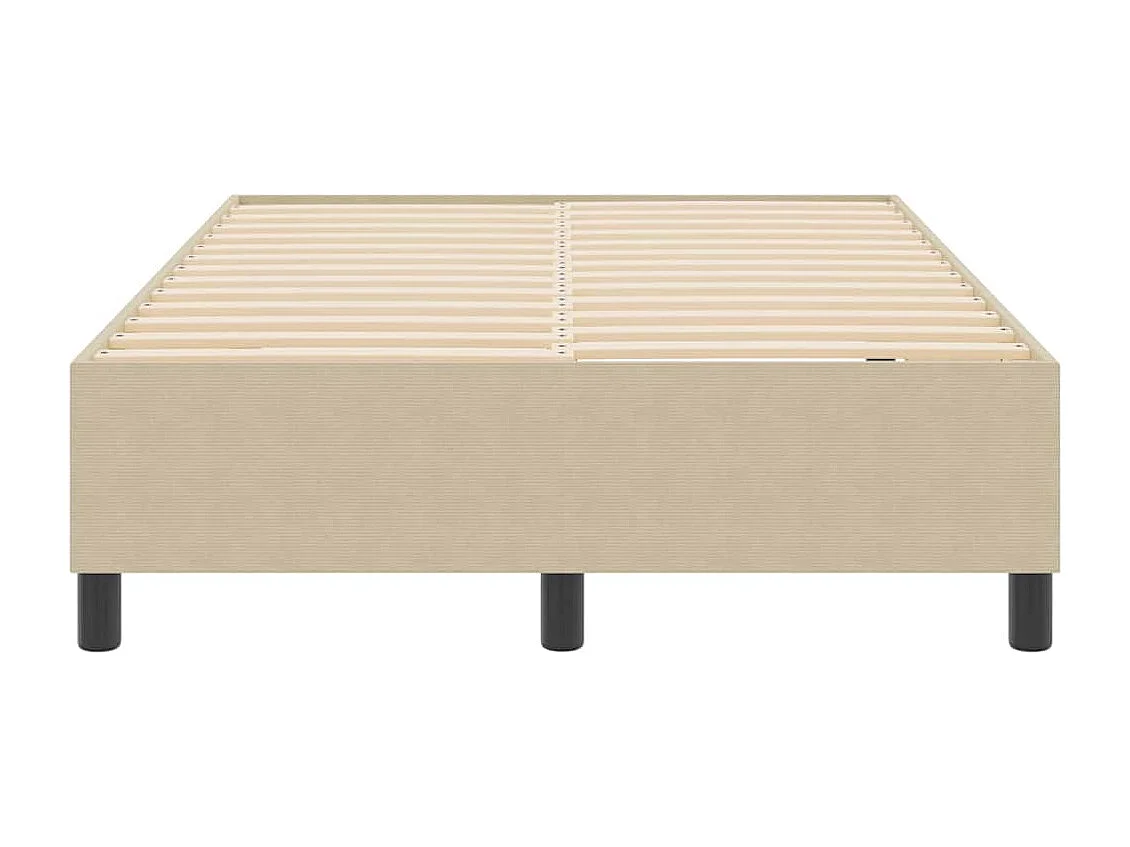 Lit double-Lit adulte-Lit à ressorts Vert gris 120 x 200 cm Tissu en velours côtelé