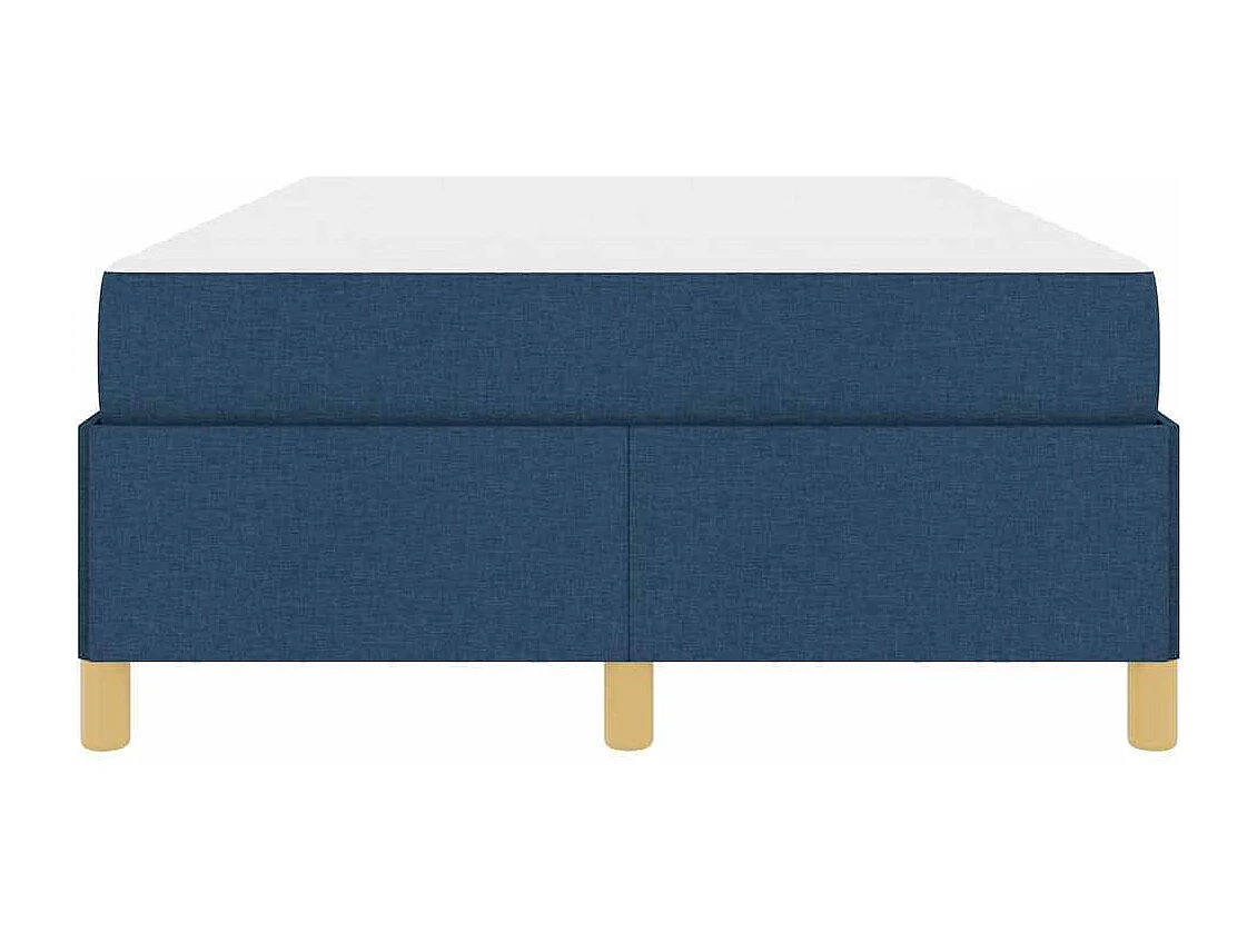 Doppelbett | Bettrahmen mit Matratze Blau 120x200 cm Stoff SHL395461