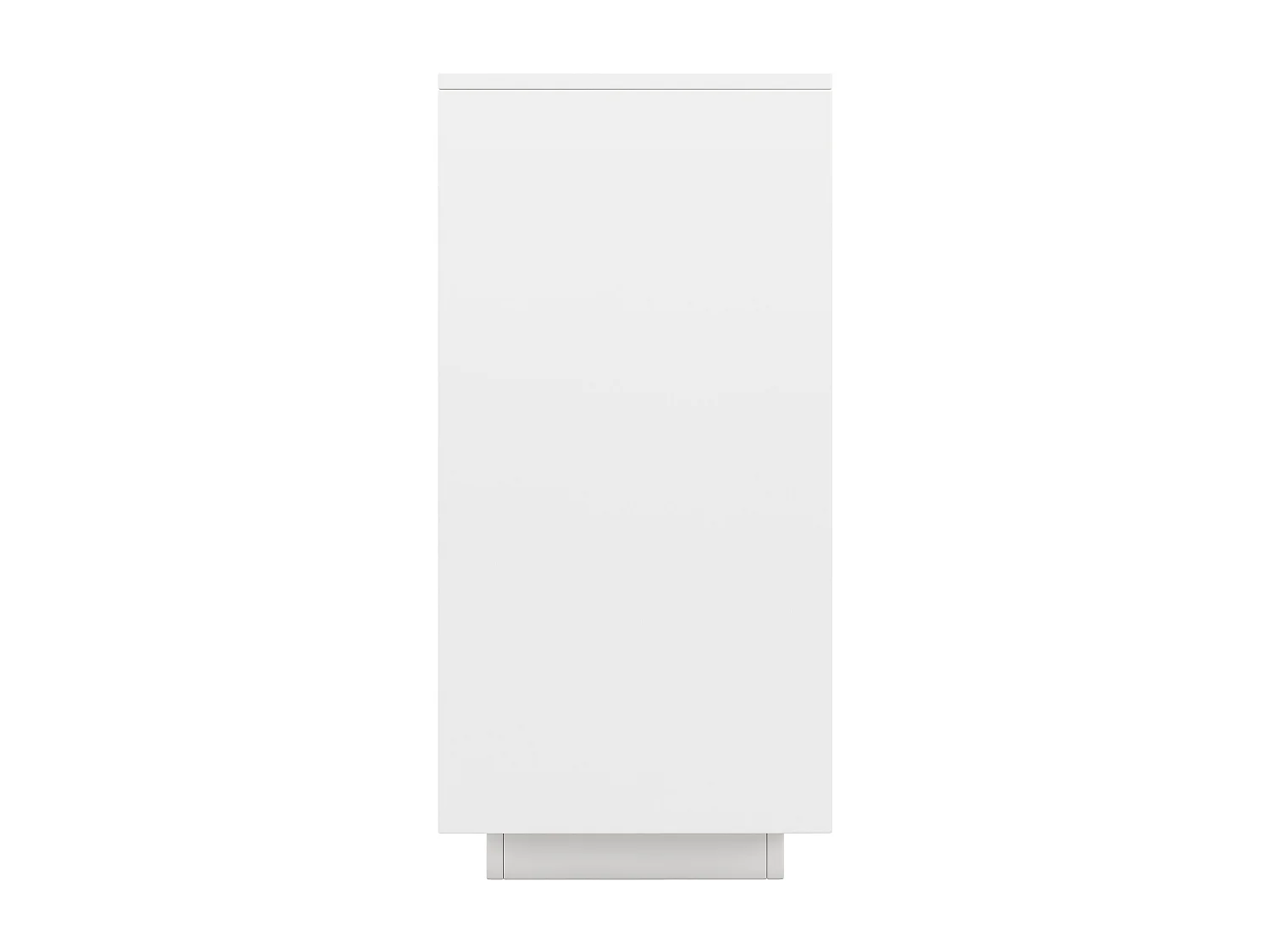 Buffet salle à manger 2 portes en verre 1 tiroir - meuble de rangement en bois - blanc (100x40x90.5 cm)