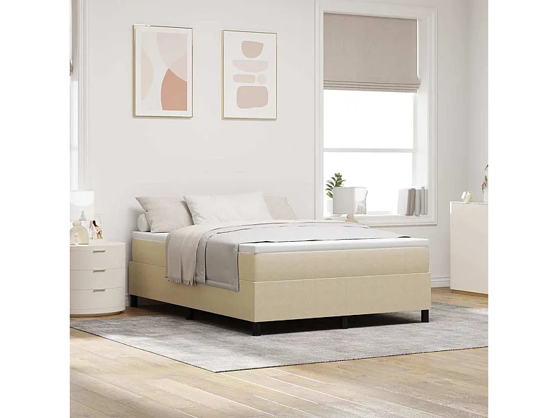 Doppelbett | Bettgestell | Plattformbettgestell Grau-Grün 160x200 cm Stoff SHL850757