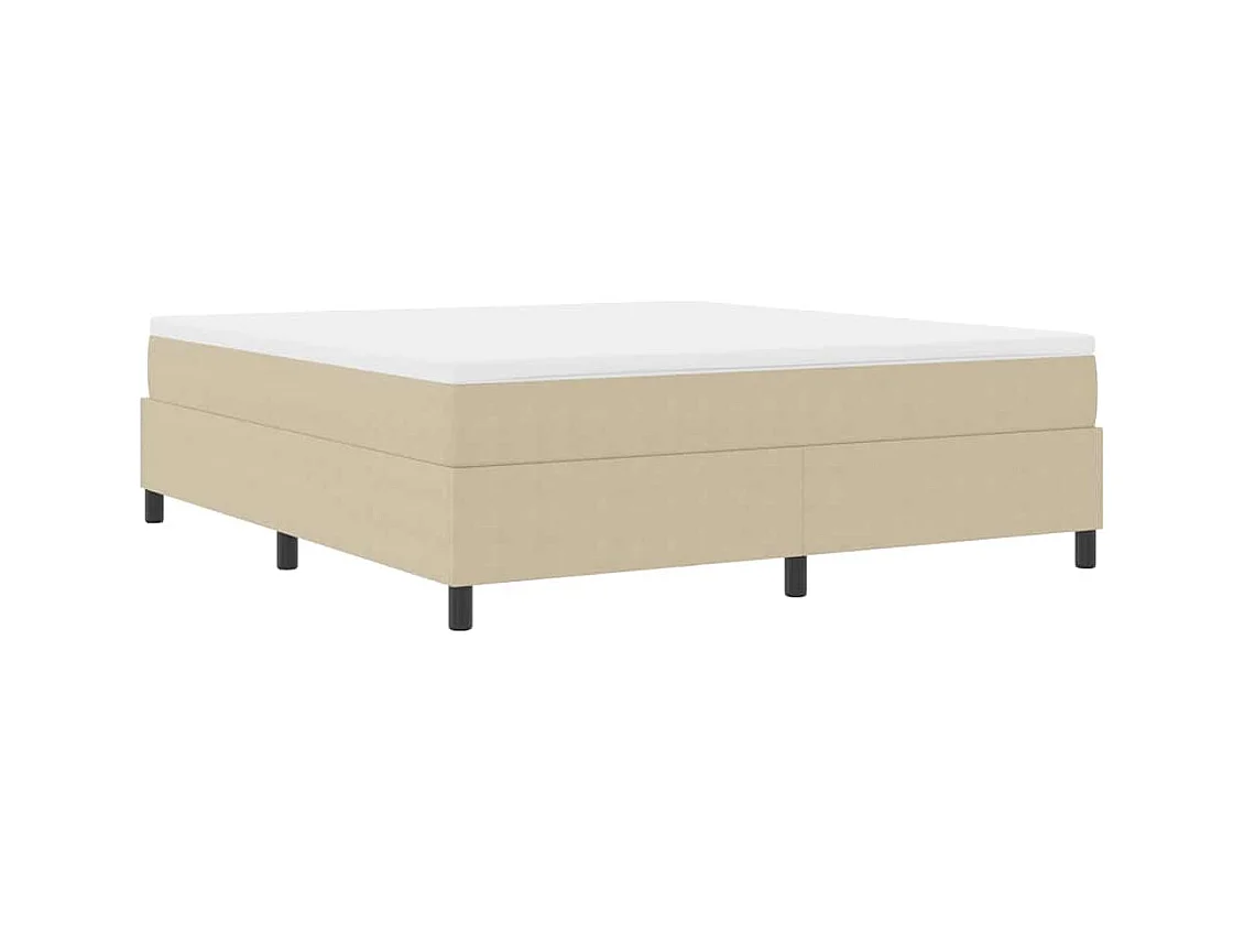 Lit double-Lit adulte-Lit à ressorts Vert gris 180 x 200 cm Tissu en velours côtelé