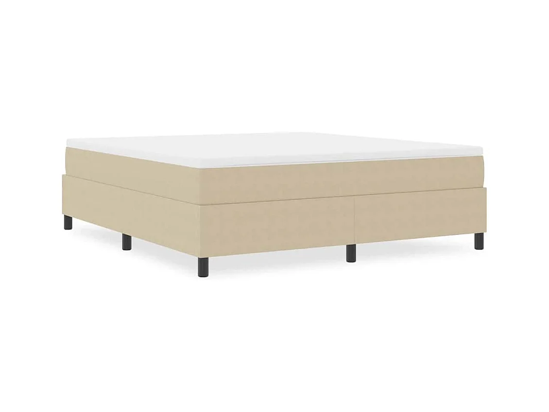 Lit double-Lit adulte-Lit à ressorts Vert gris 180 x 200 cm Tissu en velours côtelé