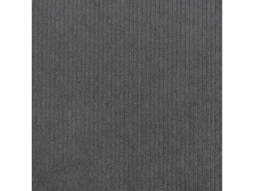 Lit simple-Lit adulte-Lit à ressorts Gris foncé 80 x 200 cm Tissu en velours côtelé