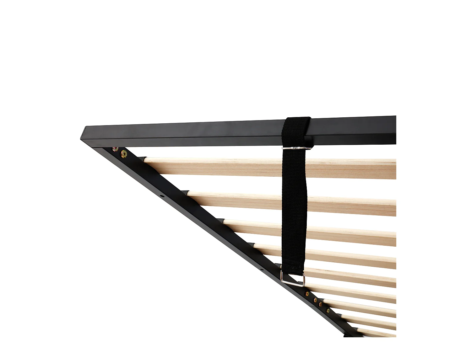 Lit enfant 90x200 cm avec espace de rangement-  bois  - beige (sans matelas)