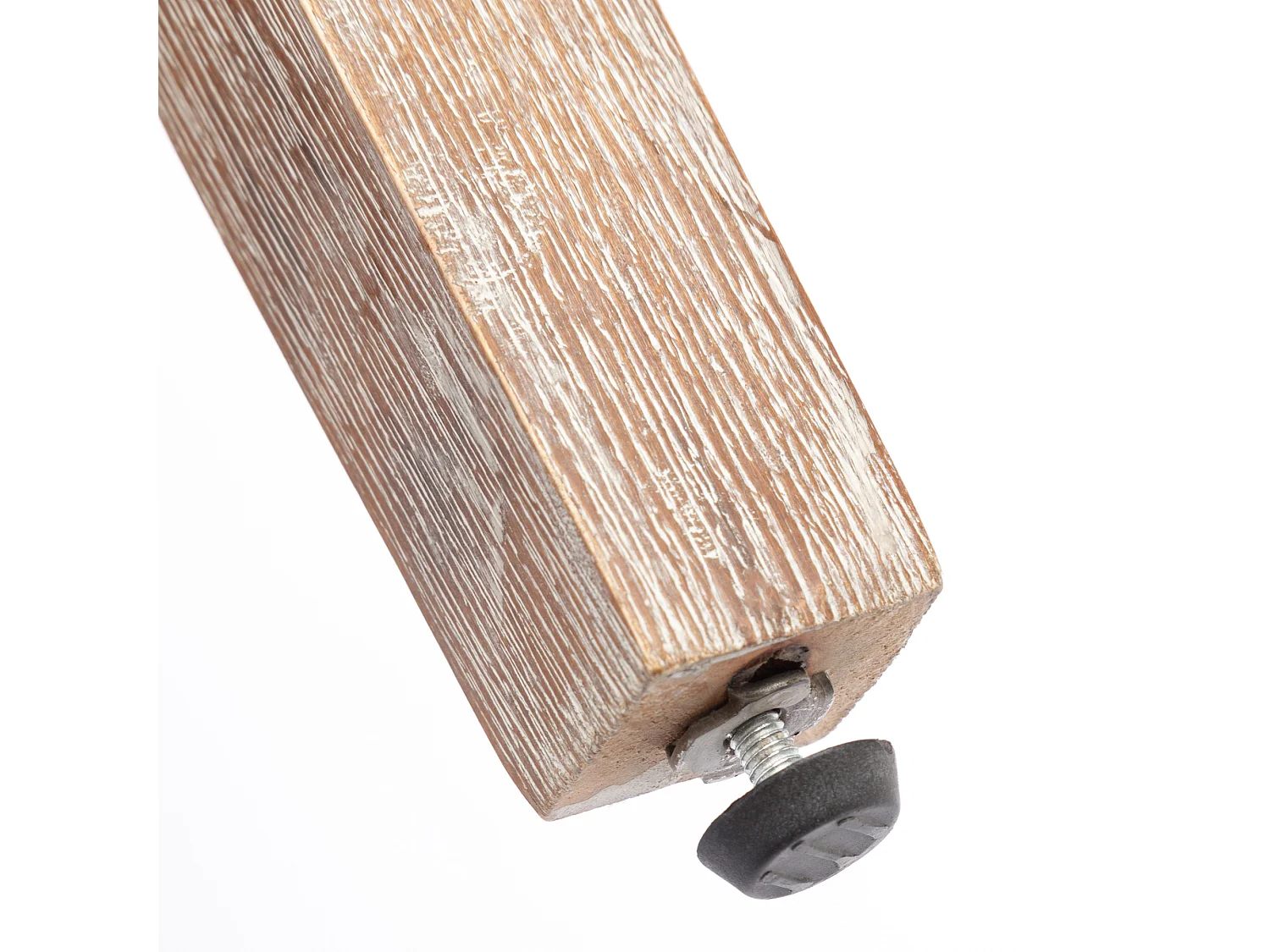 Set van 6 fluwelen eetkamerstoelen met rugleuning - houten poten - lichtbruin