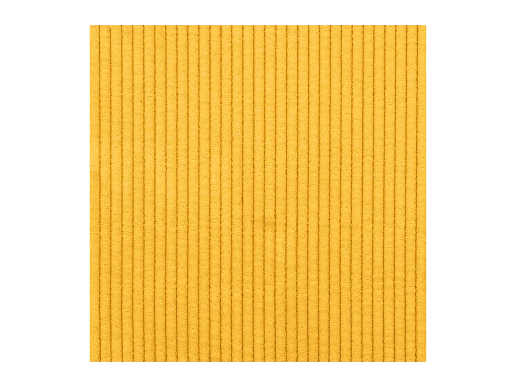 Canapé 2 places avec méridienne en L jaune clair 125 cm Lin