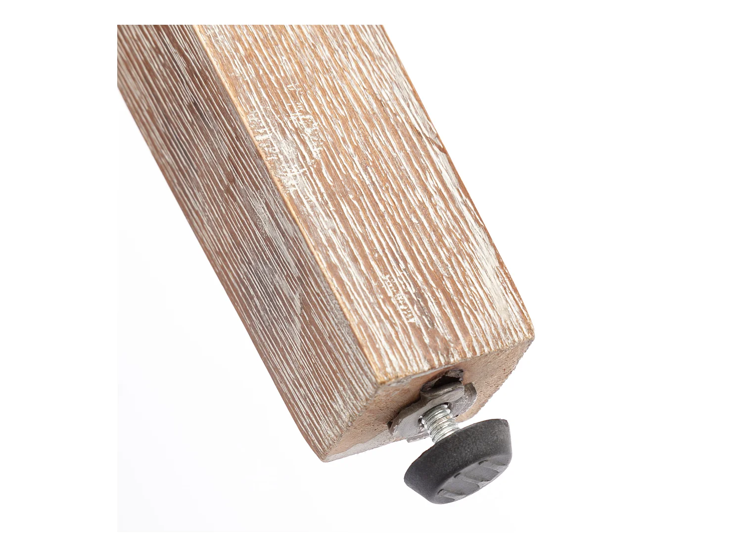 Set van 6 fluwelen eetkamerstoelen met rugleuning - houten poten - grijs