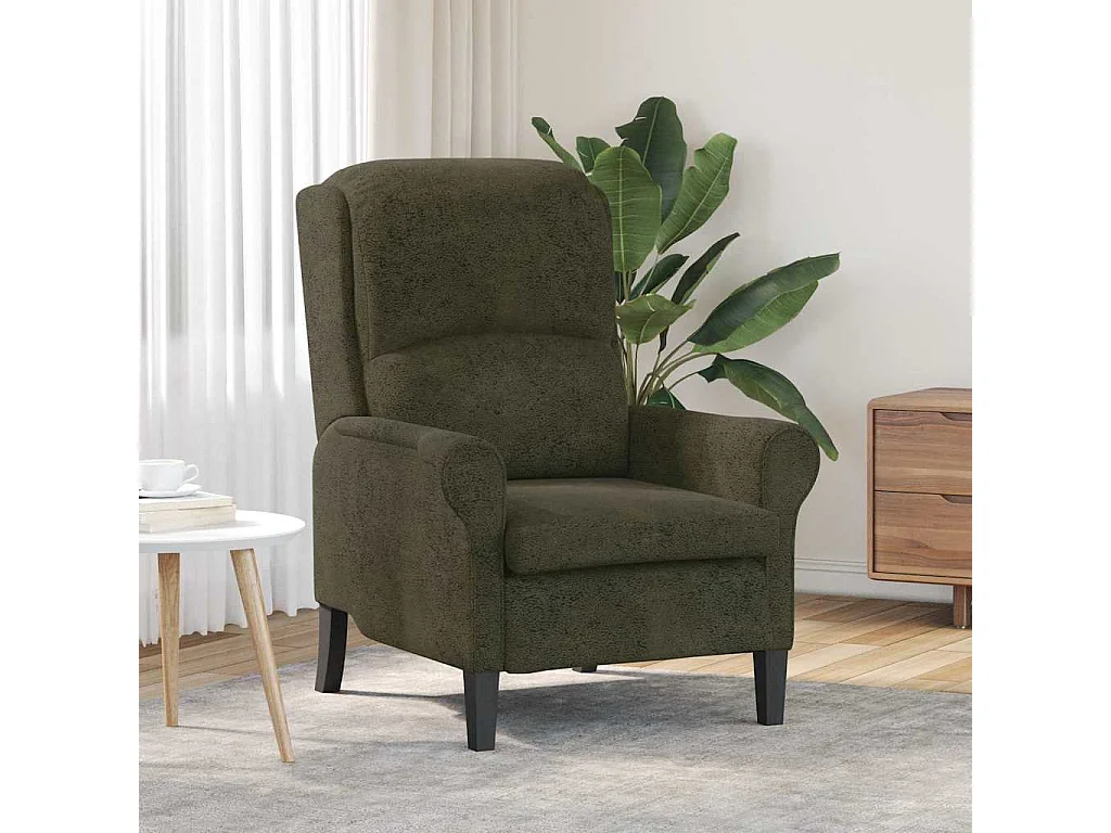 fauteuil Vert armée Simili cuir