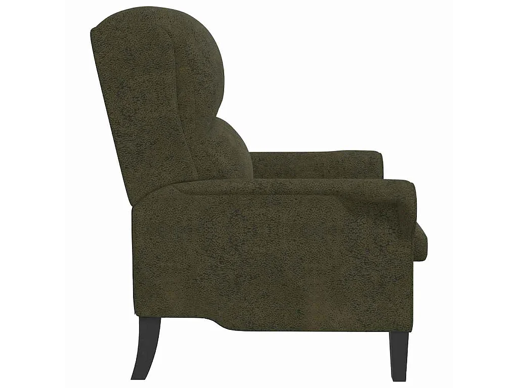 fauteuil Vert armée Simili cuir