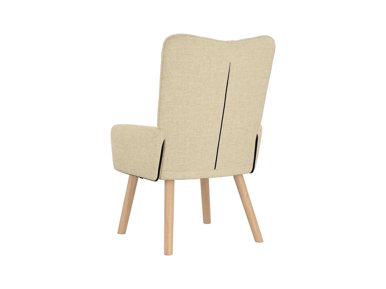 Fauteuil relaxant Crème 63 x 67 x 94 cm tissu