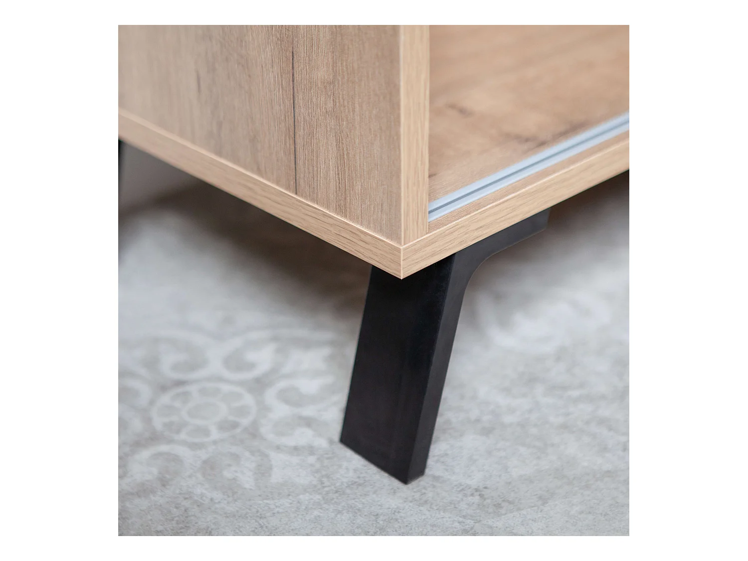 Estantería Kamet Salón Comedor Roble Gold Industrial 180x80x30 cm