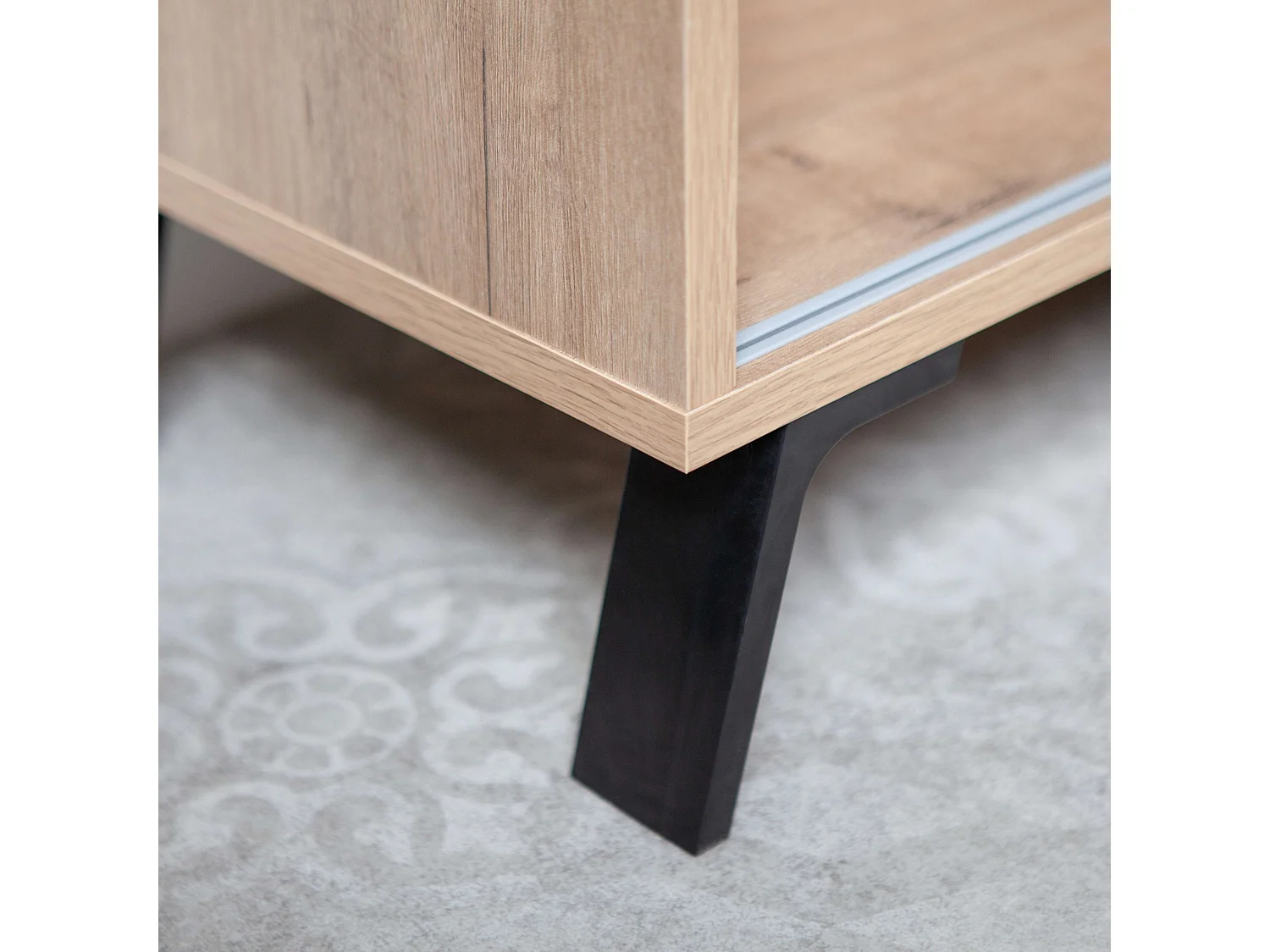 Estantería Kamet Salón Comedor Roble Gold Industrial 180x80x30 cm