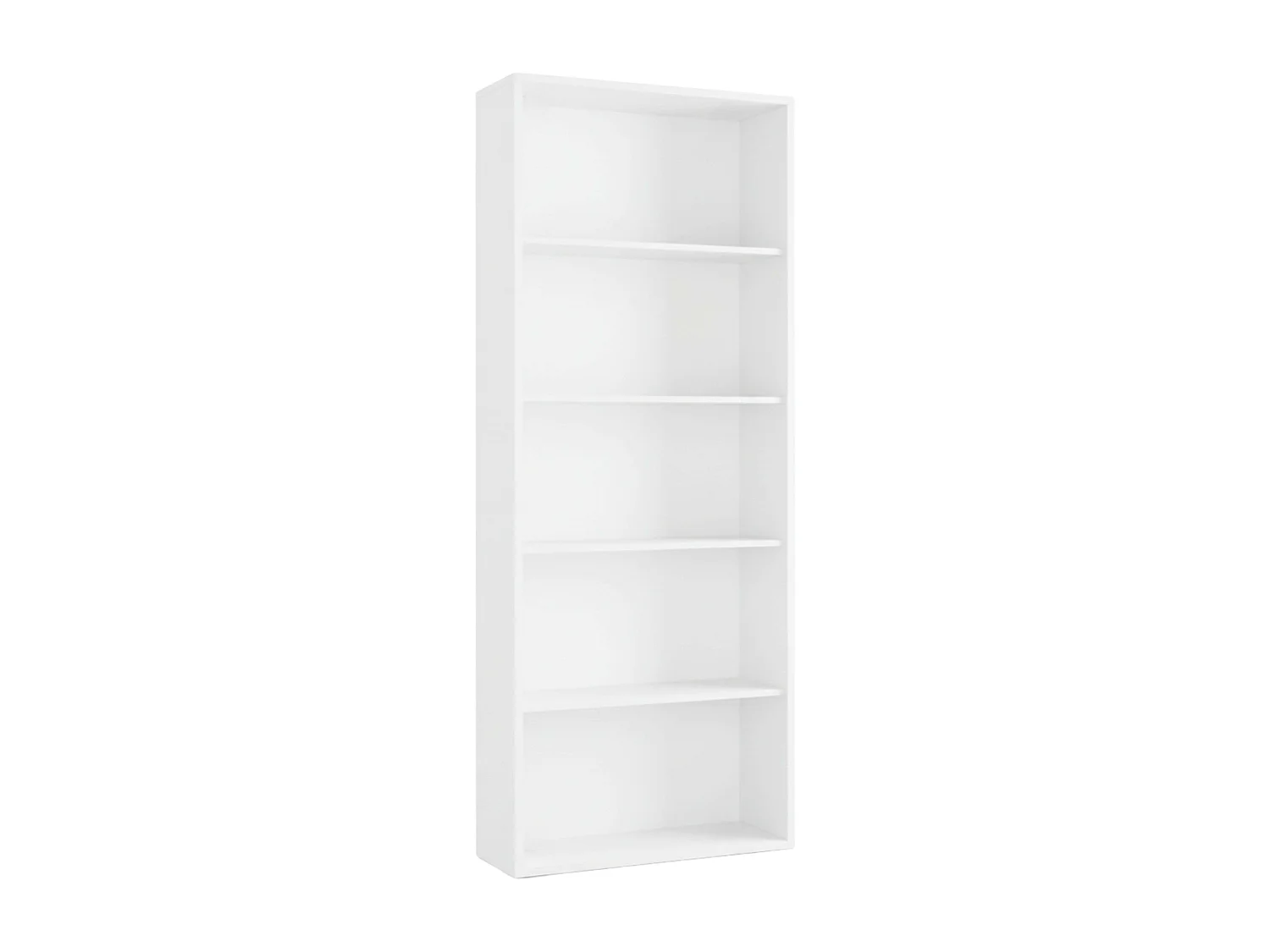 Estantería Alta Scaled Moderna Blanco 76x197x33 cm
