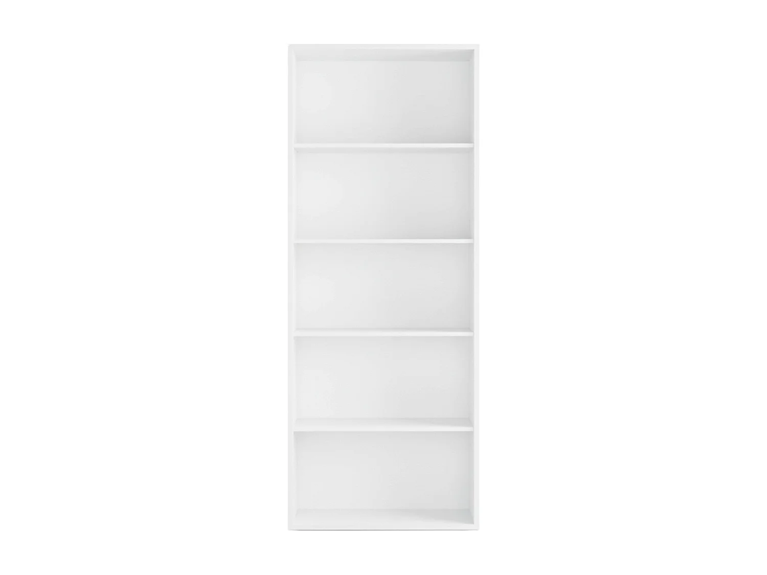 Estantería Alta Scaled Moderna Blanco 76x197x33 cm
