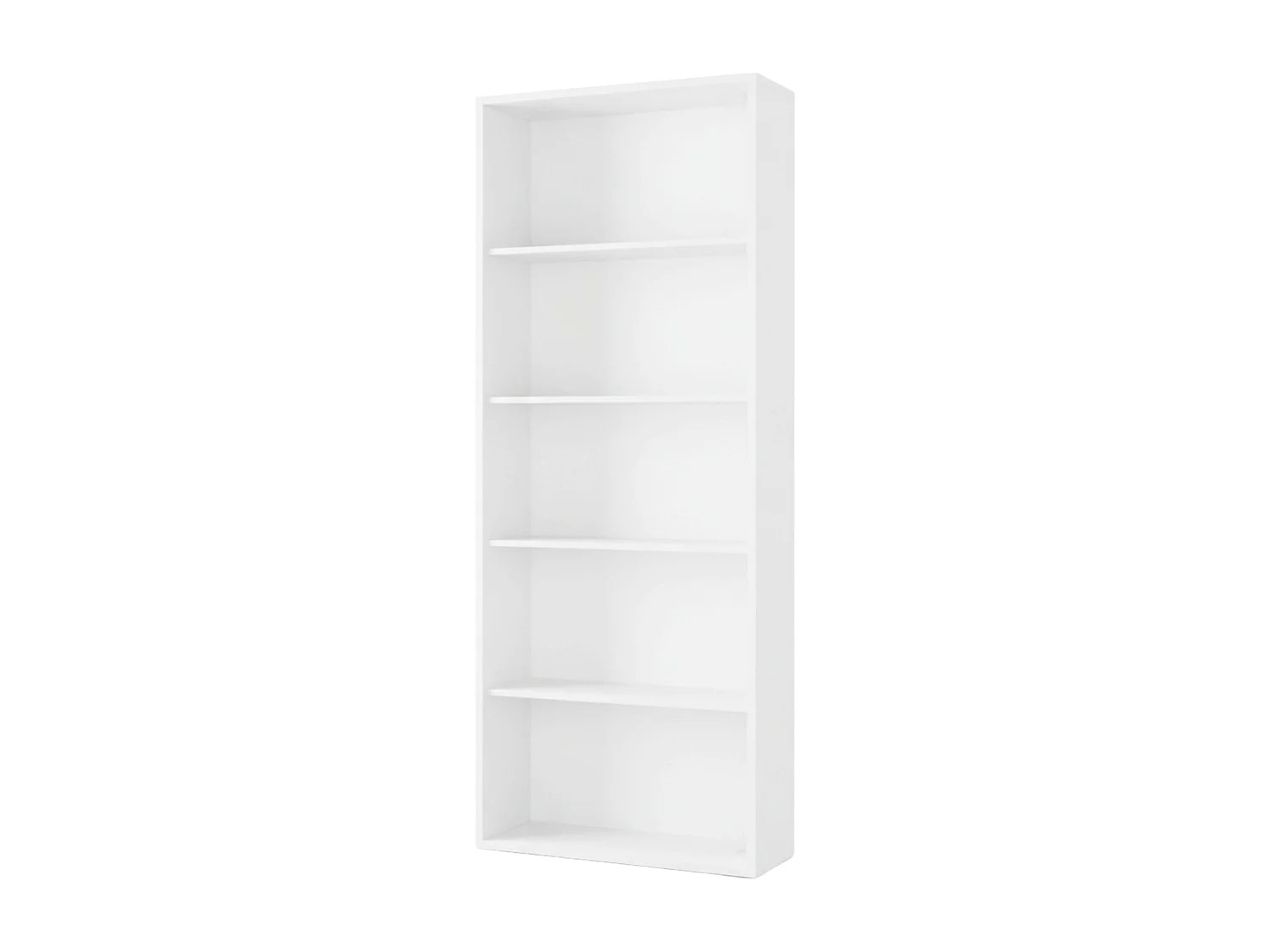 Estantería Alta Scaled Moderna Blanco 76x197x33 cm