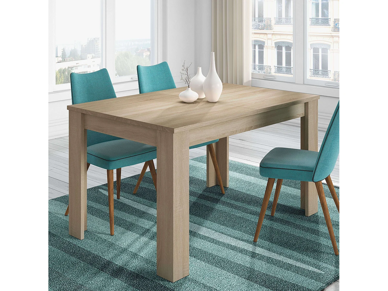 Estante Tibete Baixa Branco Fosco 75x50x24 cm Estante para Livros