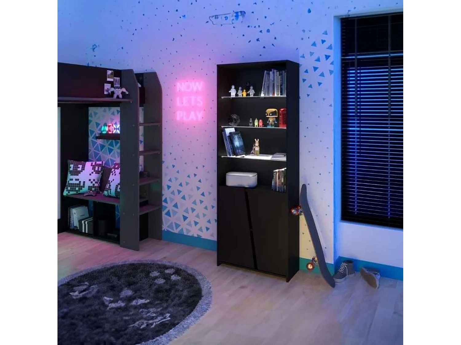 Estantería Gamer Diamond 67x180x28 cm