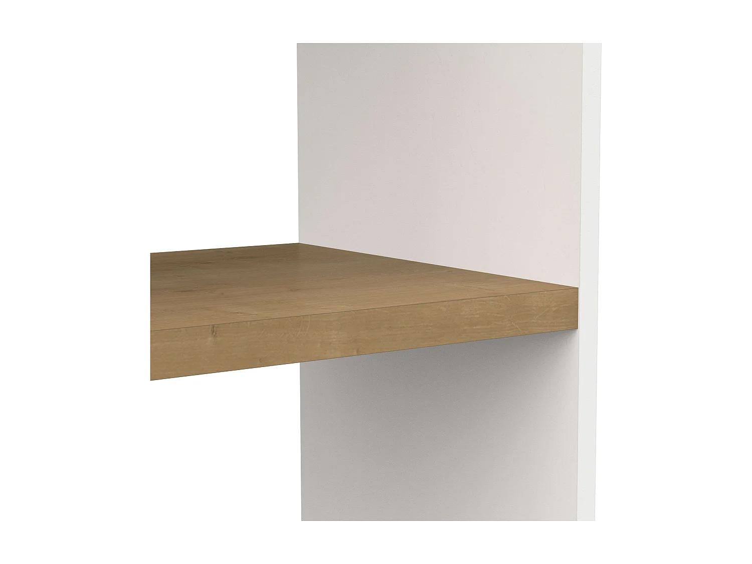 Estantería Alta Librería Acces Roble Hamilton/Blanco 76x183x33 cm