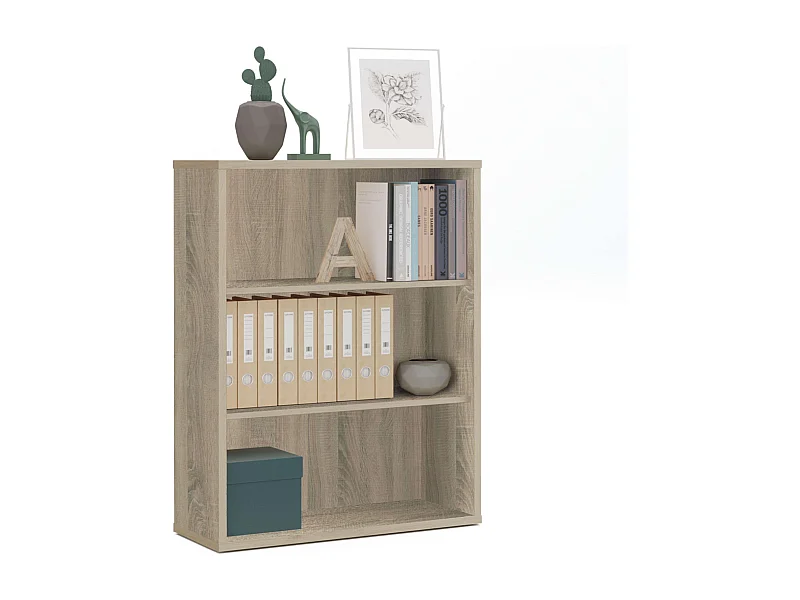 Estantería Baja Scaled Roble Cambrian 100x76x33 cm