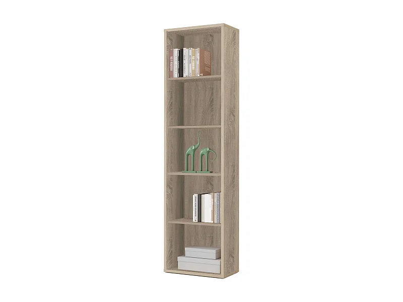 Estantería Librería Estrecha Scaled Roble Cambrian 197x52x33 cm