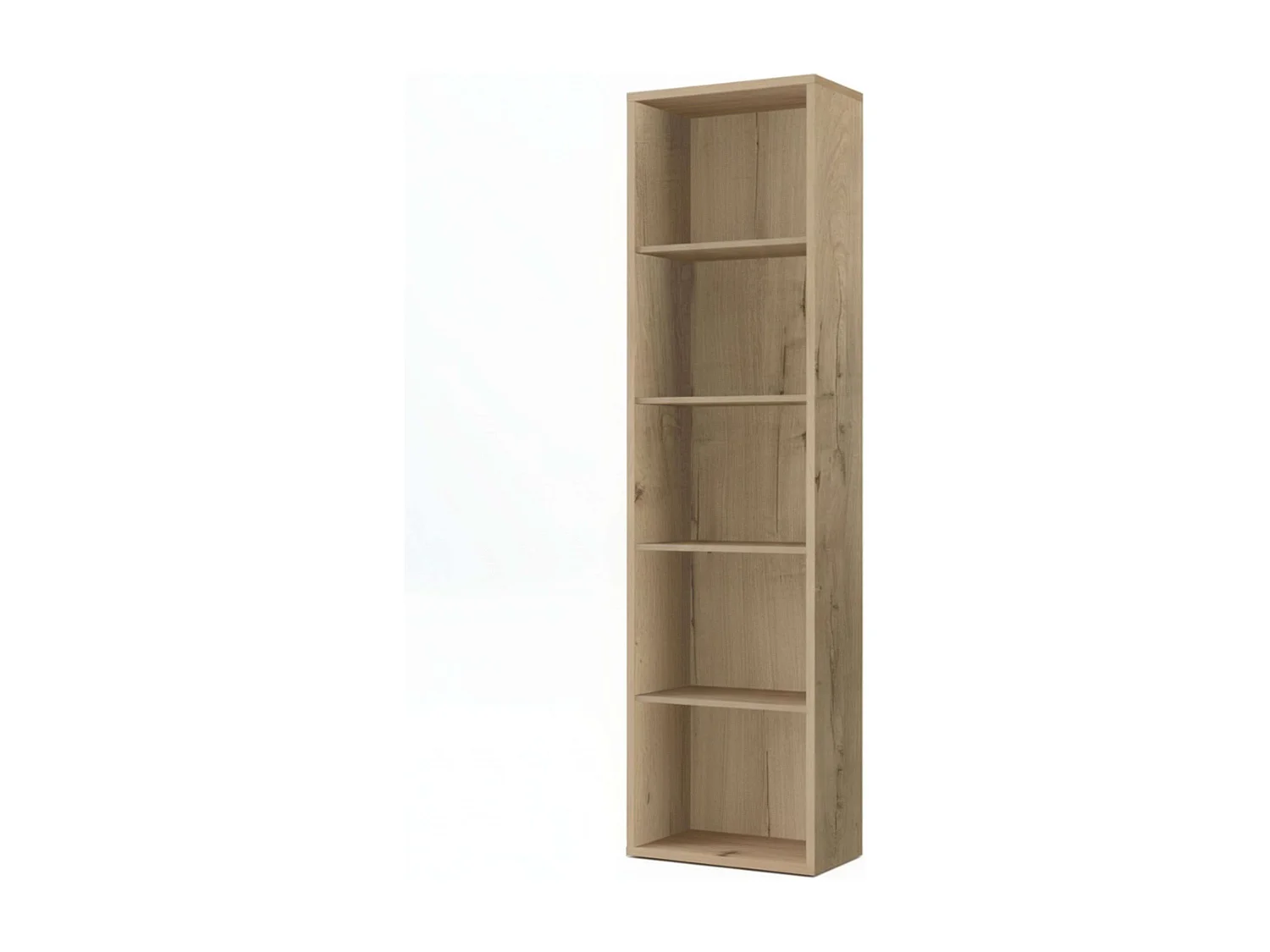 Librería alta Roble Gold 167x52x33 cm Estantería estrecha