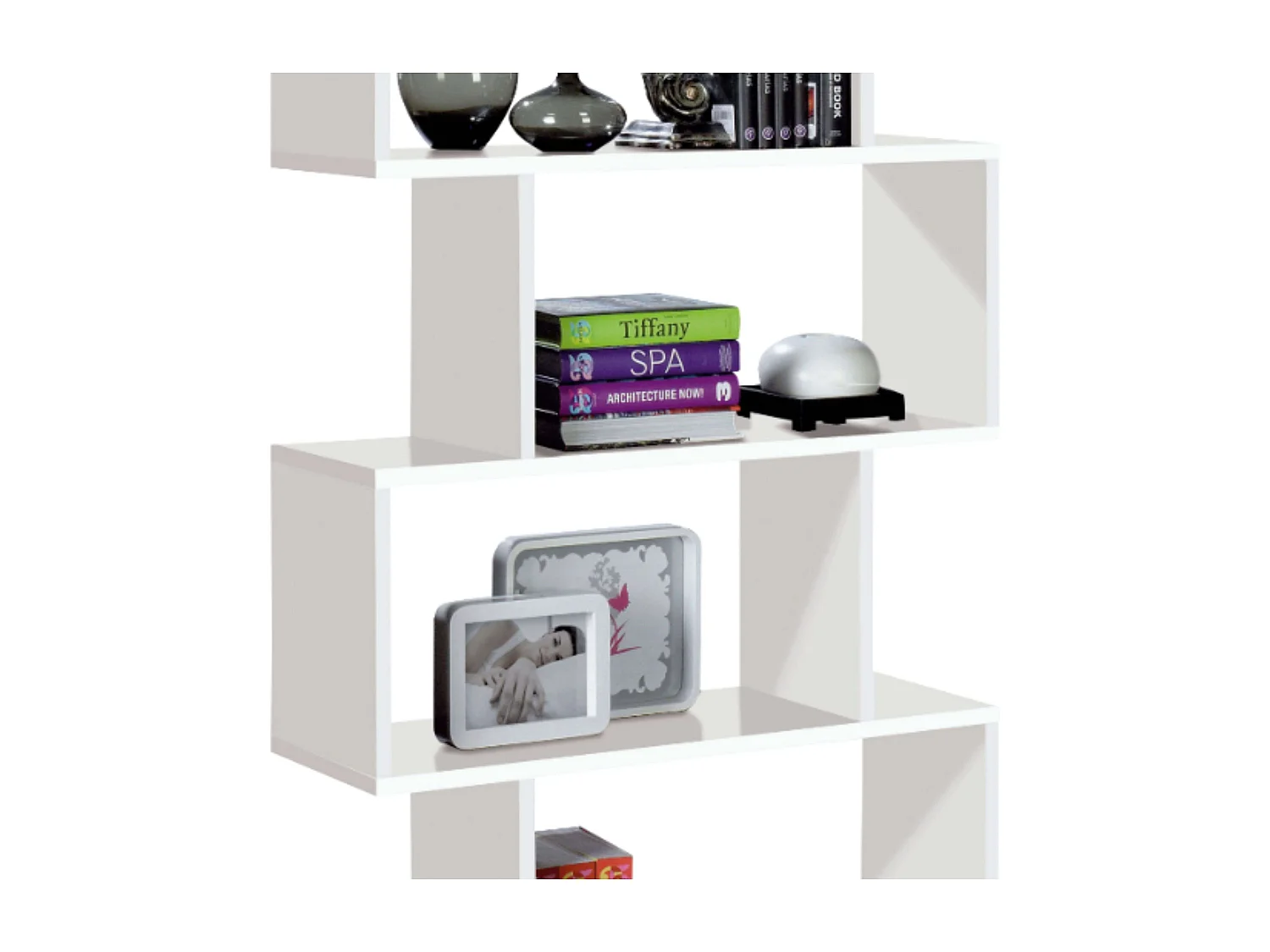 Pack 3 estanterías Athena altas en Blanco brillo