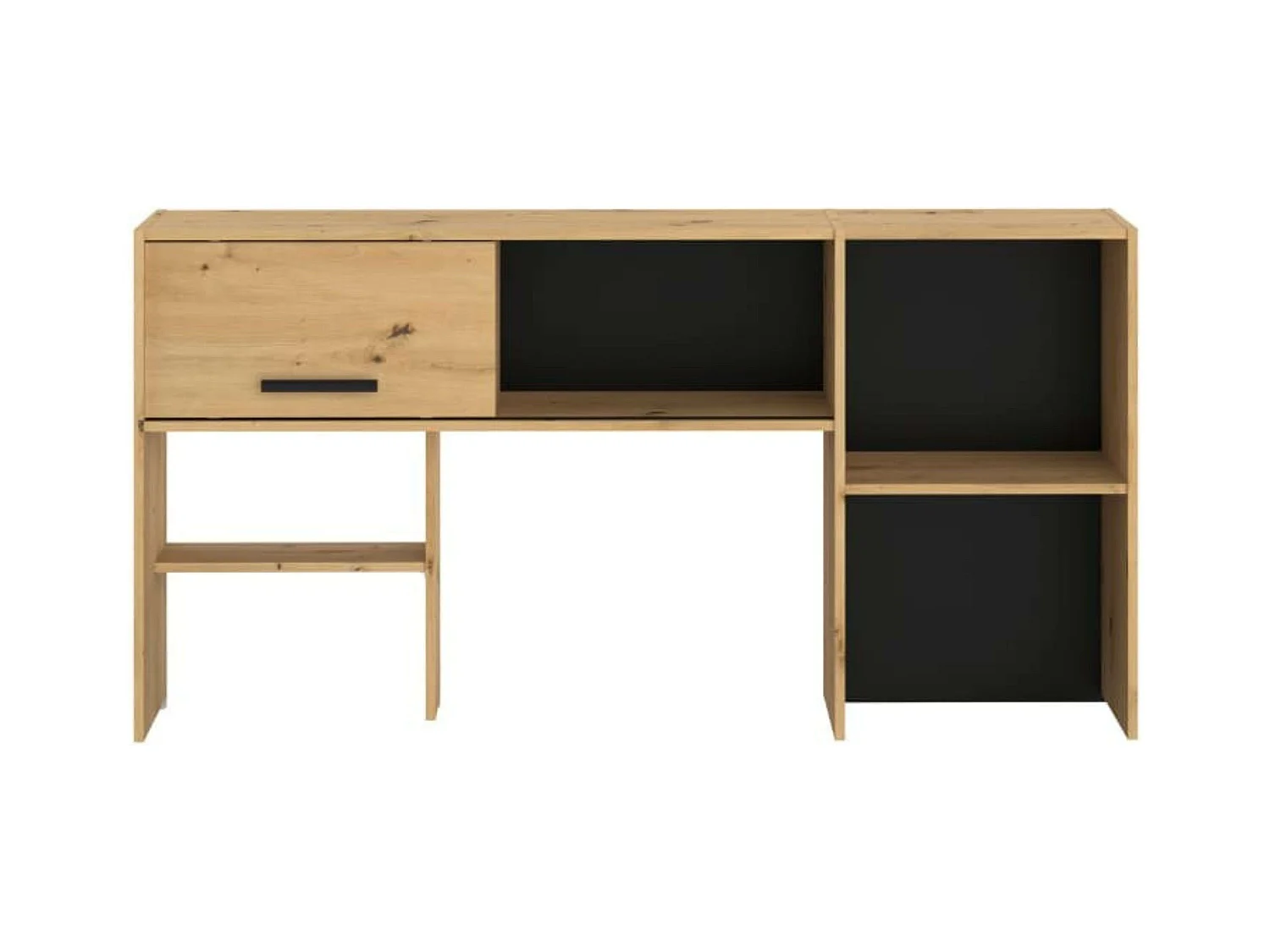 Estantería altillo Minister roble artesanal