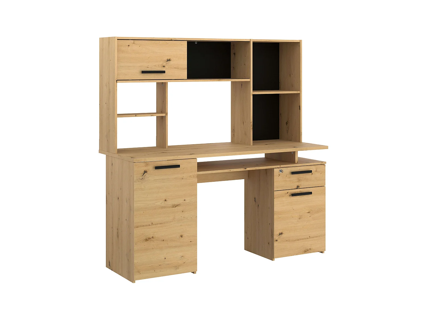 Estantería altillo Minister roble artesanal