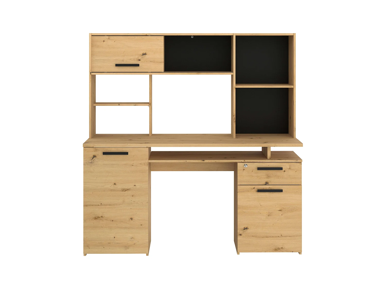 Estantería altillo Minister roble artesanal