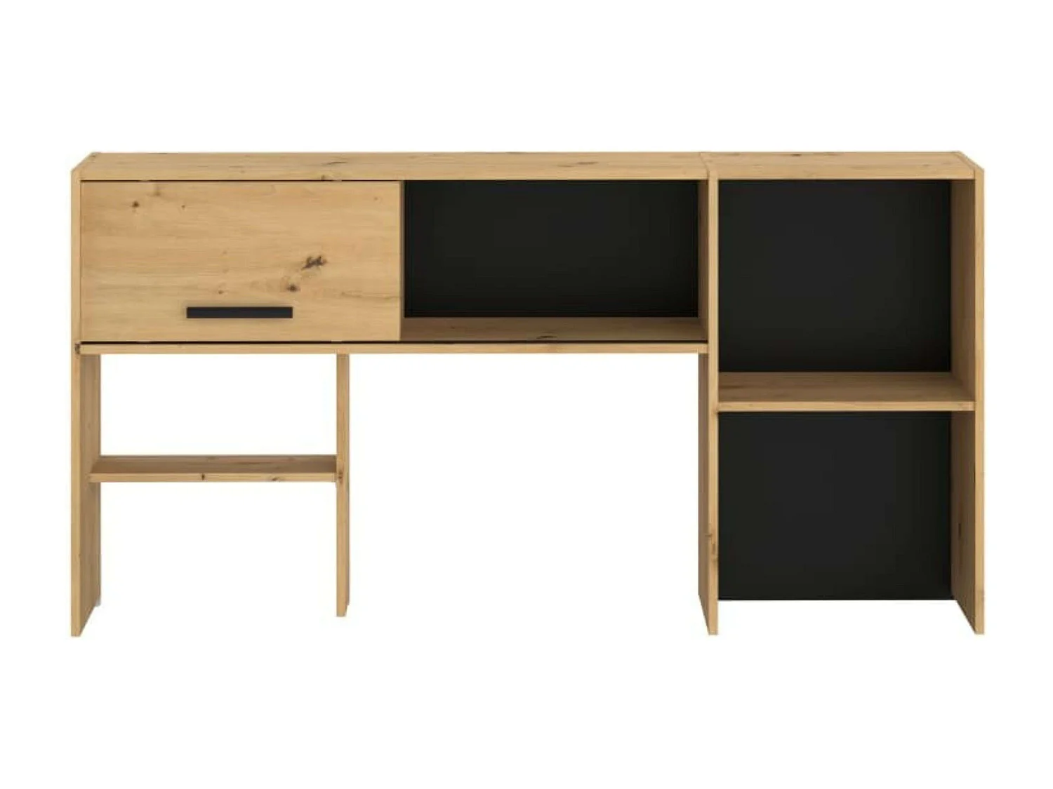 Estantería altillo Minister roble artesanal