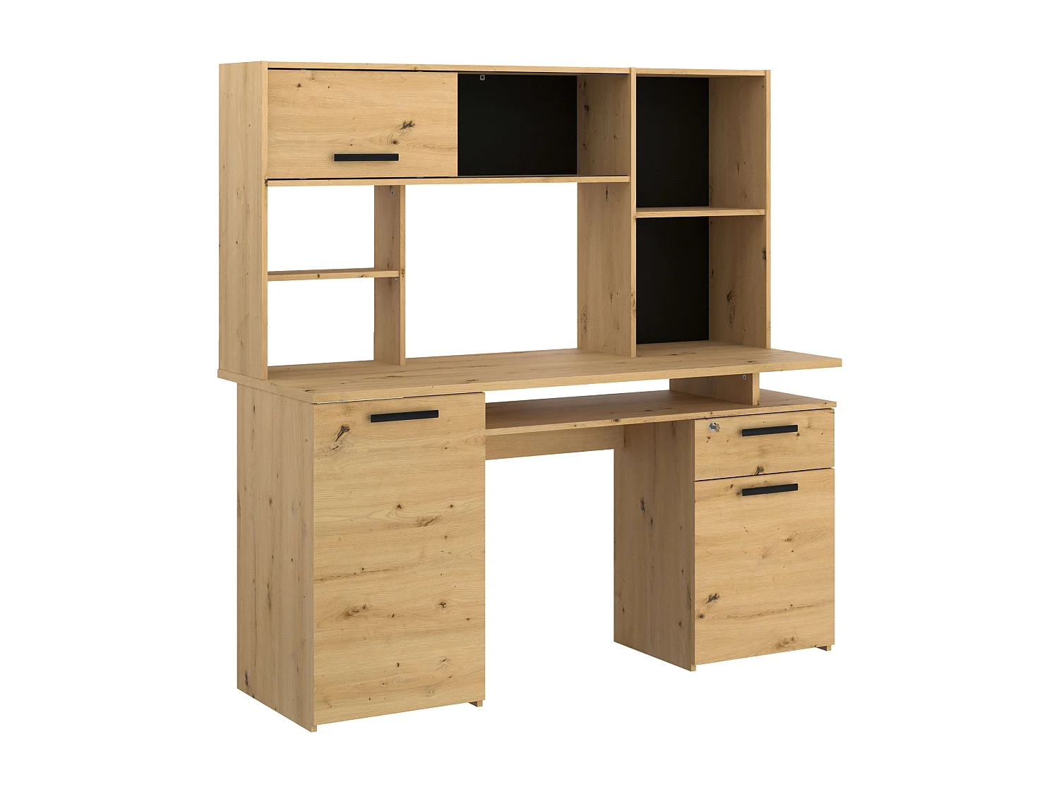 Estantería altillo Minister roble artesanal