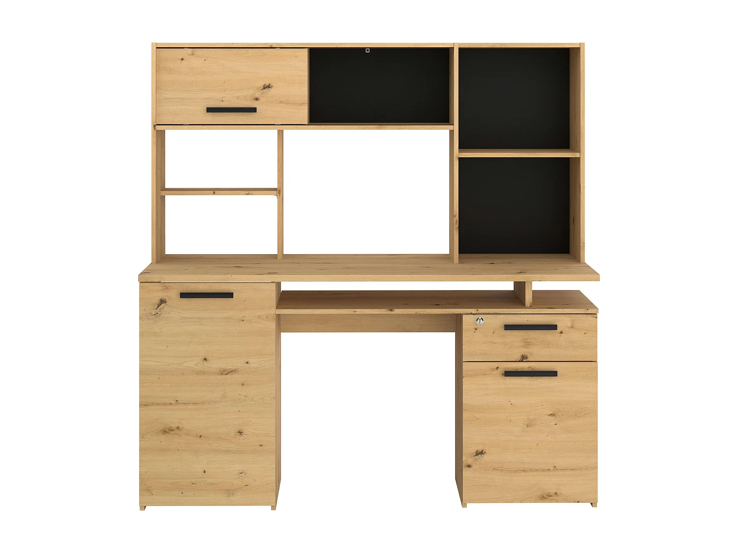 Estantería altillo Minister roble artesanal